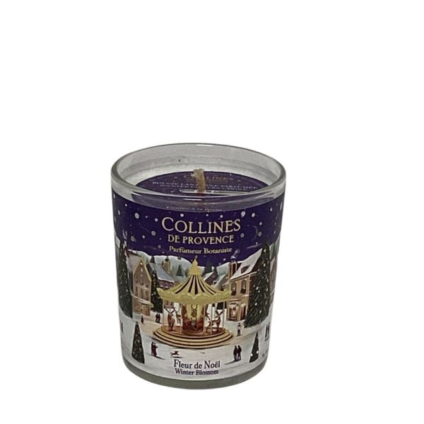 Collines de Provence - Bougie Parfumée Fleur de Noël -75g