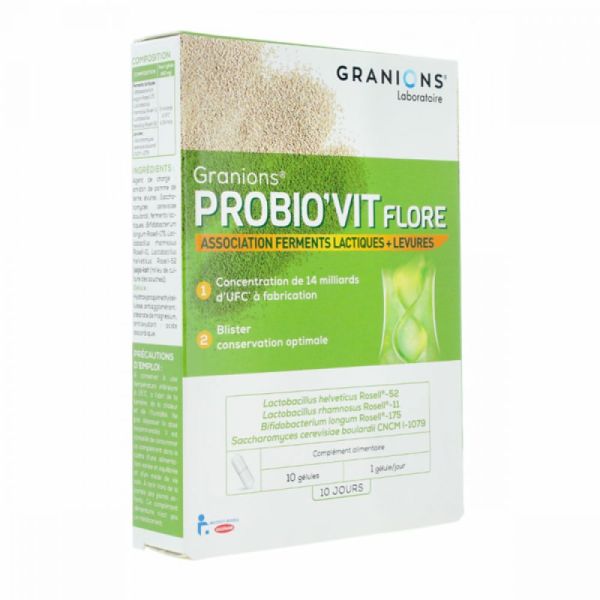 Granions - Probio'Vit Flore - 30 Gélules