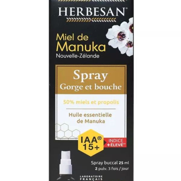 Herbesan - Spray Gorge et bouche - 25mL