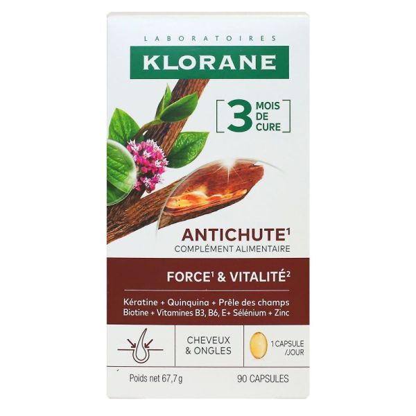 Klorane -  Antichute Complément alimentaire - 90 capsules