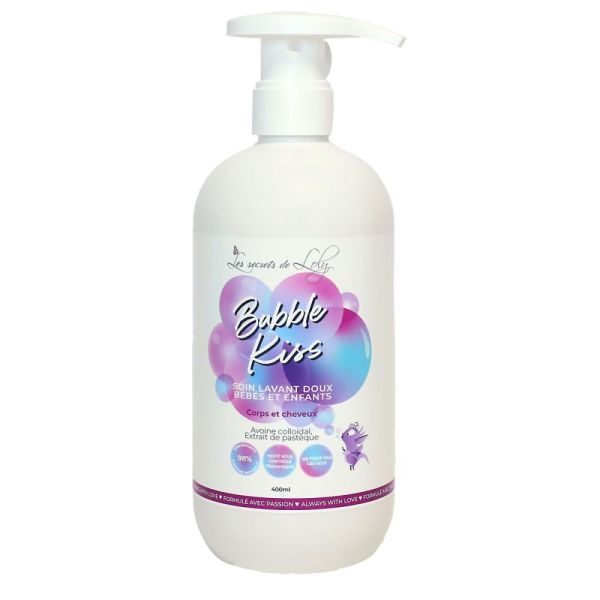 Les Secrets de Loly - Bubble Kiss Soin Lavant Doux Corps et Cheveux - 400 ml