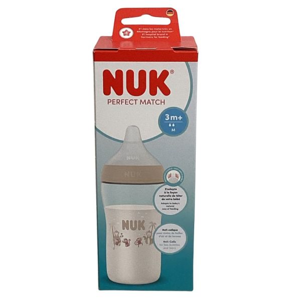 Nuk - Biberon Perfect match 3mois+ - 260mL
