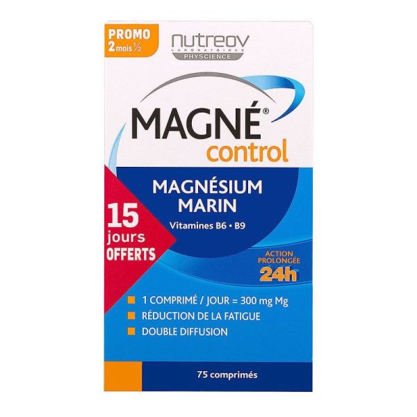 Nutreov - Magné control magnésium marin - 60 comprimés