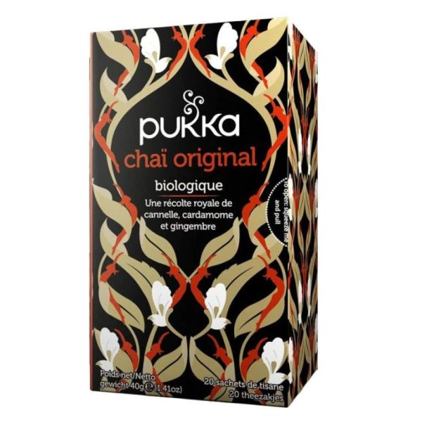 Pukka - Thé biologique chai original - 20 sachets