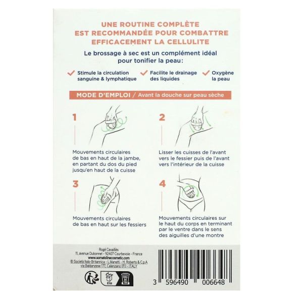 Somatoline Cosmetic - Brosse de Massage à Sec