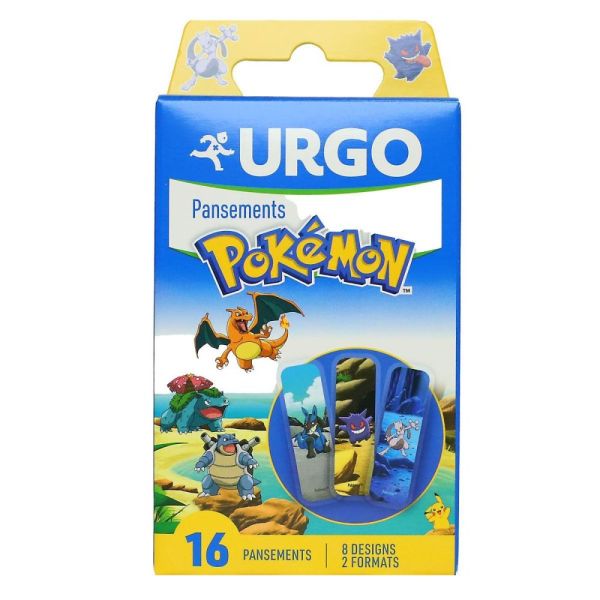 Urgo - Pansements Pokémon - 16 pansements