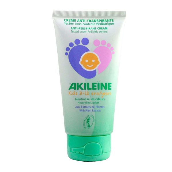 Akileïne - Crème anti-transpirante Kids 3-12ans - 75ml