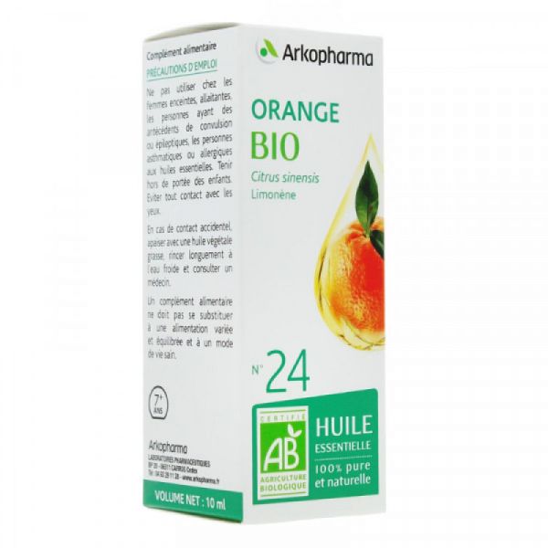 Arkopharma - Huile essentielle Orange N°24 - 10 ml