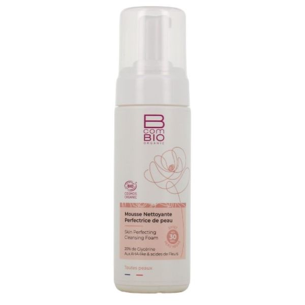 B com Bio - Mousse nettoyante perfectrice de peau - 150mL