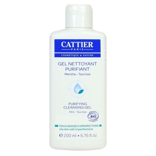 Cattier - Gel nettoyant purifiant - 200ml