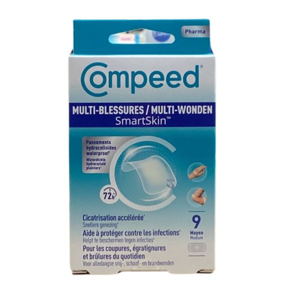 Compeed - Pansements Multi-blessures Moyen - 9pcs