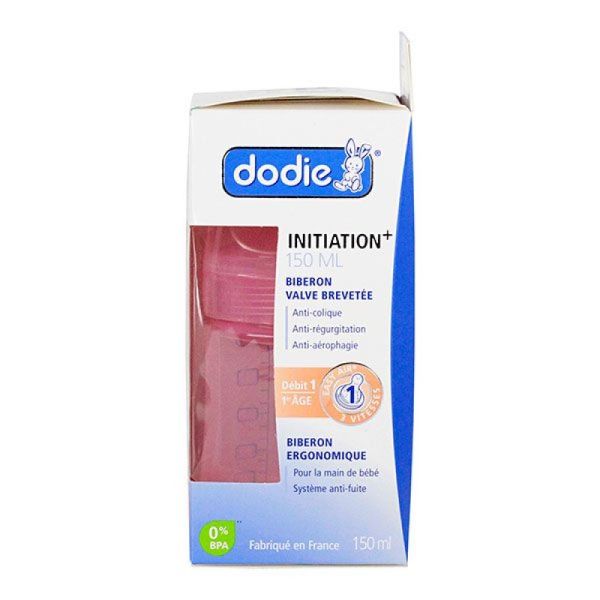 Dodie - Biberon initiation+ Débit 1 anti-colique 1er âge - 150ml