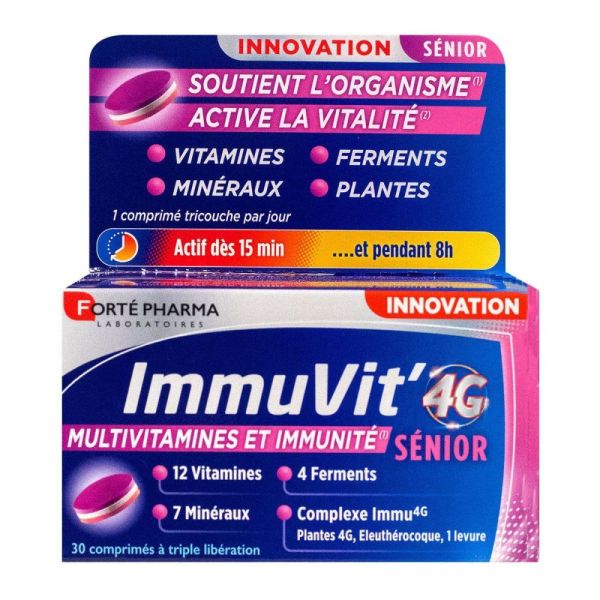 Forte pharma - Immuvit'Sénior - 30 comprimés