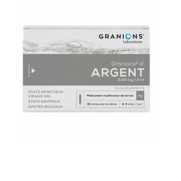 Granions d'argent - 30 ampoules