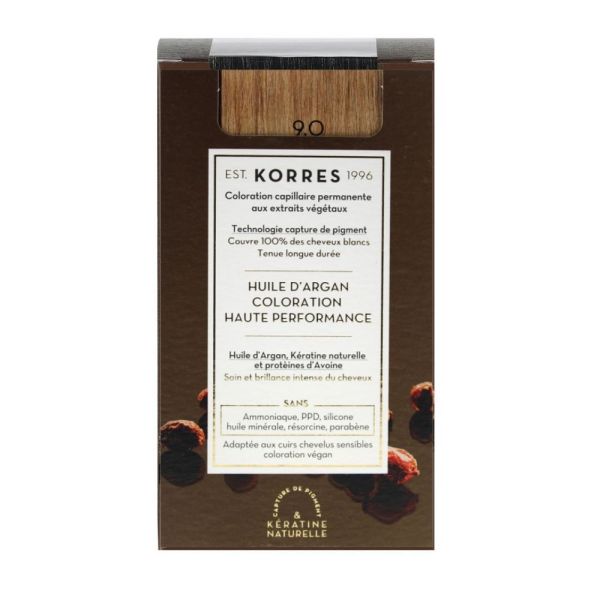 Korres - Coloration Haute Performance - 9.0 Blond très clair