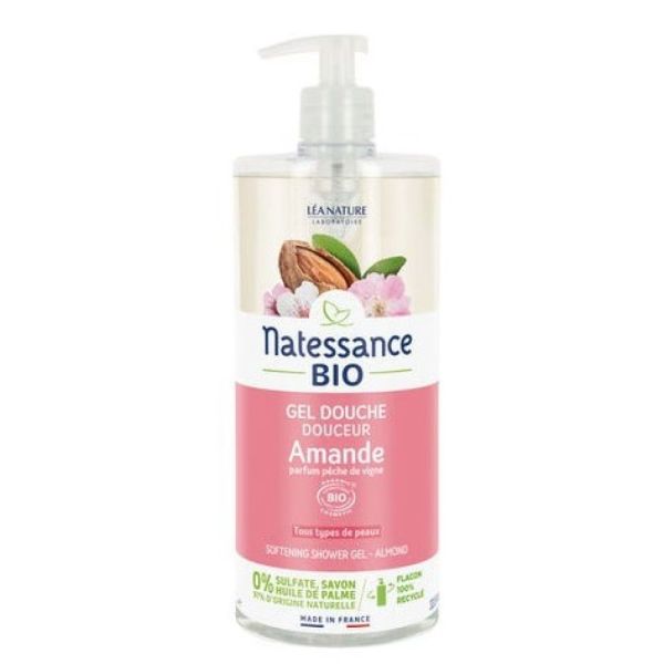 Natessance - Gel douche douceur Amande bio - 1L