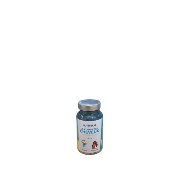 Nutri&Co - Le Complexe Cheveux kératine et biotine - 60 Gélules