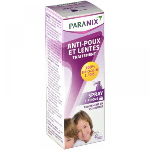 Paranix - Spray - Traitement anti-poux et lentes - 100ml