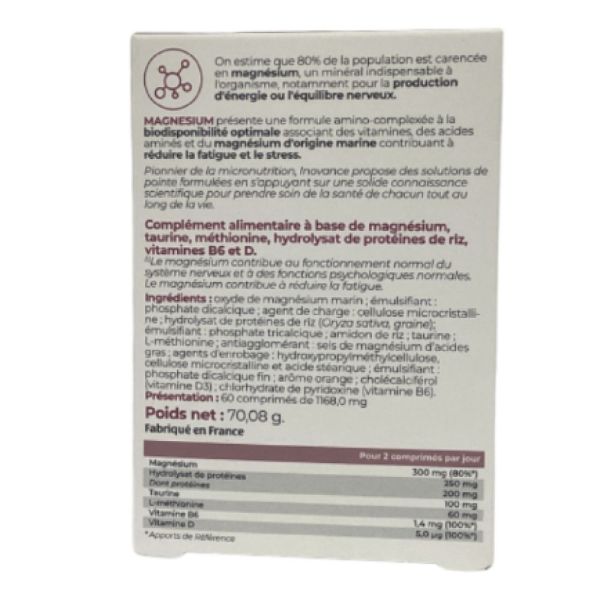 Inovance - Magnésium - 60 Comprimés