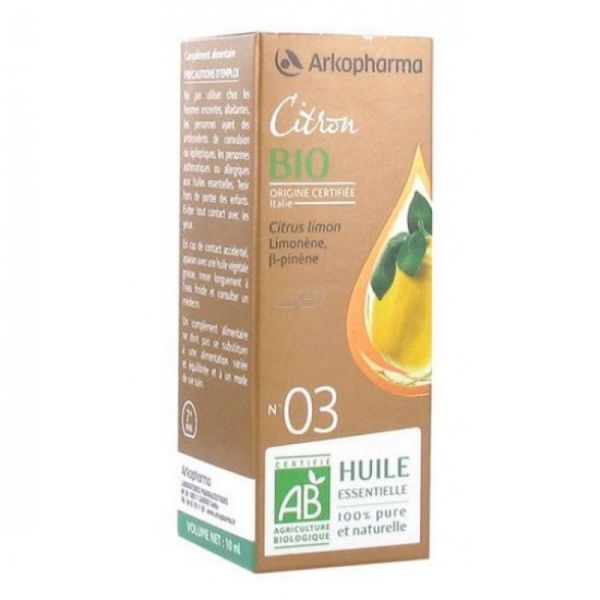 Arkopharma - Huile essentielle Citron N°03 - 10 ml