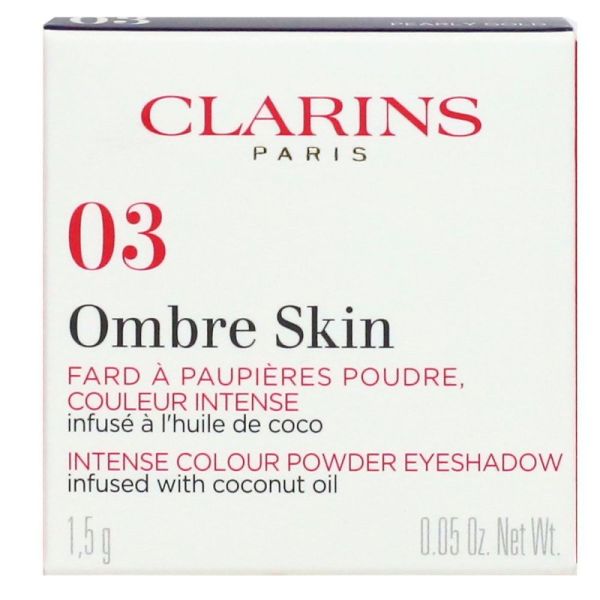 Clarins - Fard à paupière Ombre Skin 03 Pearly Gold - 1 unité