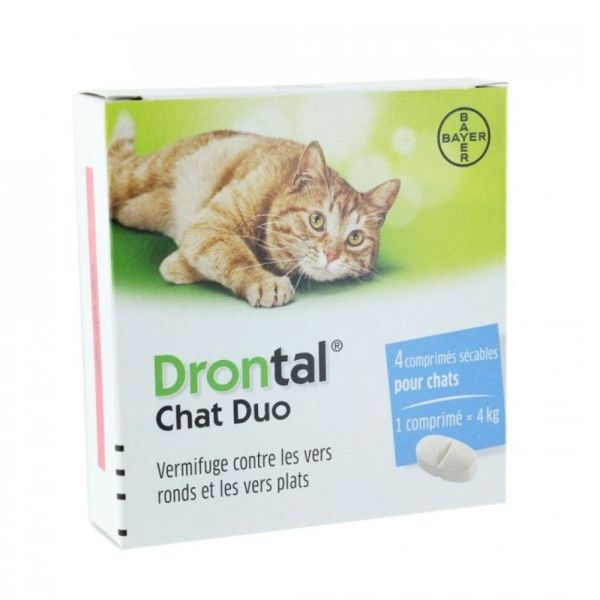 Drontal - Chat - 4 comprimés sécables