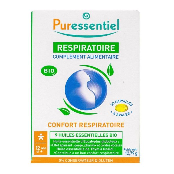 Puressentiel - Complément alimentaire respiratoire - 30 capsules