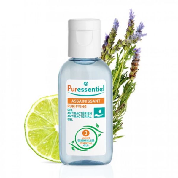 Puressentiel - Gel antibactérien assainissant - 25ml