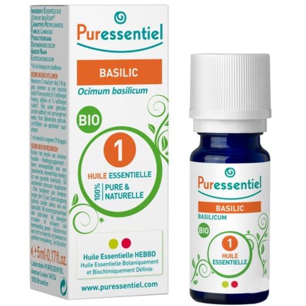 Puressentiel - Huile essentielle basilic - 5 ml