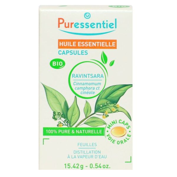 Puressentiel - Huile essentielle Ravintsara capsules - 60 capsules