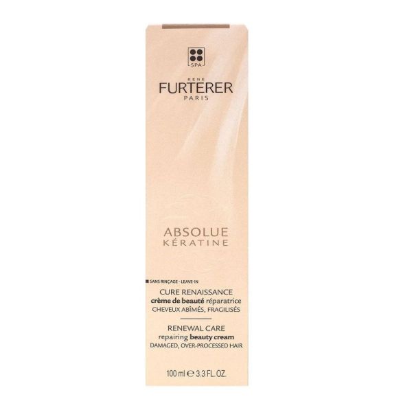 René Furterer - Absolue Kératine Crème de Beauté Réparatrice Cheveux Abîmés - 100 ml