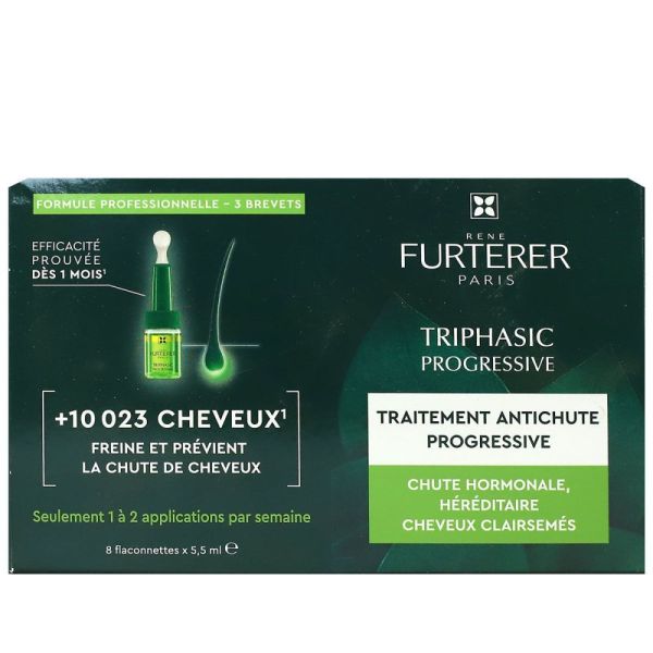 René Furterer - Triphasic Progressive Traitement Antichute Progressive - 8 x 5,5 ml