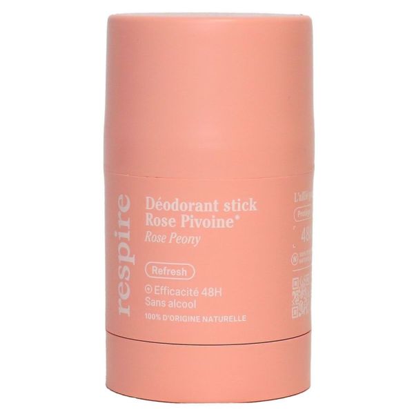 Respire - Déodorant stick Rose pivoine - 50g