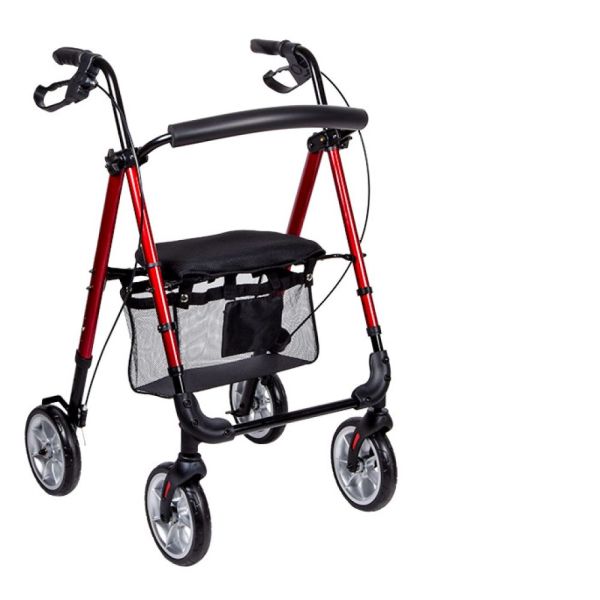 Rollator boston bleu 4r pliant