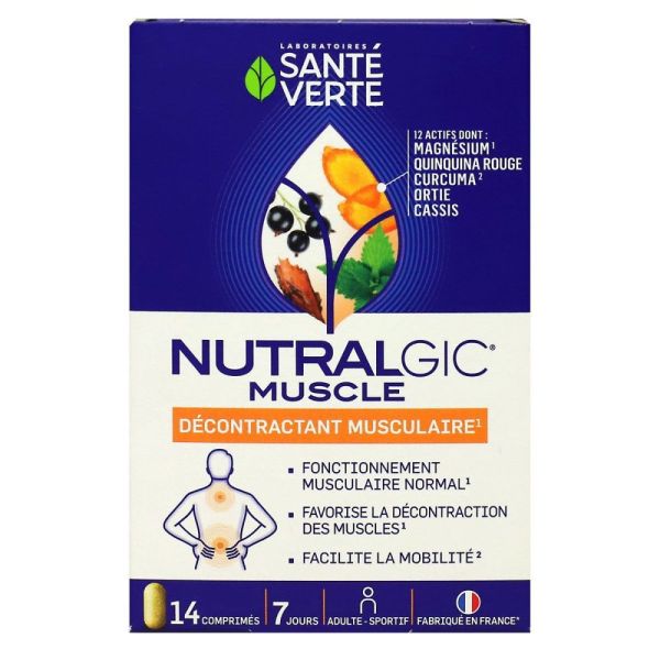 Santé Verte - Nutralgic muscle - 14 comprimés