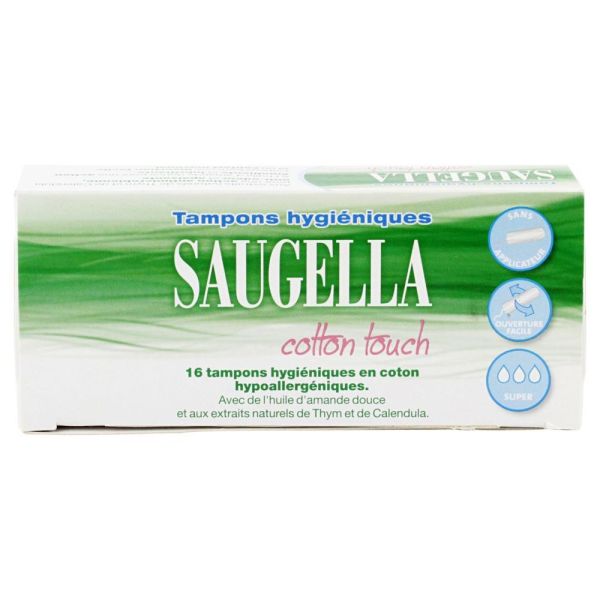Saugella - Tampons hygiéniques hypoallergéniques Super - 16