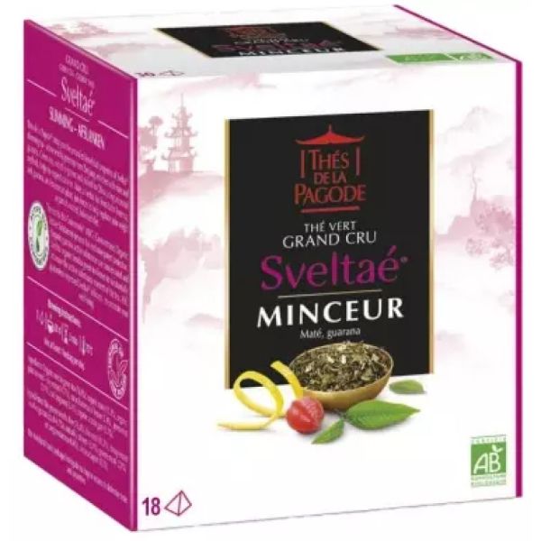 Thés de la Pagode - Thé Vert Grand Cru Sveltaé Minceur - 18 sachets