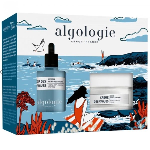 Algologie - Coffret booster hydra ressourçante + crème hydratante fondante - 30ml + 50ml offert