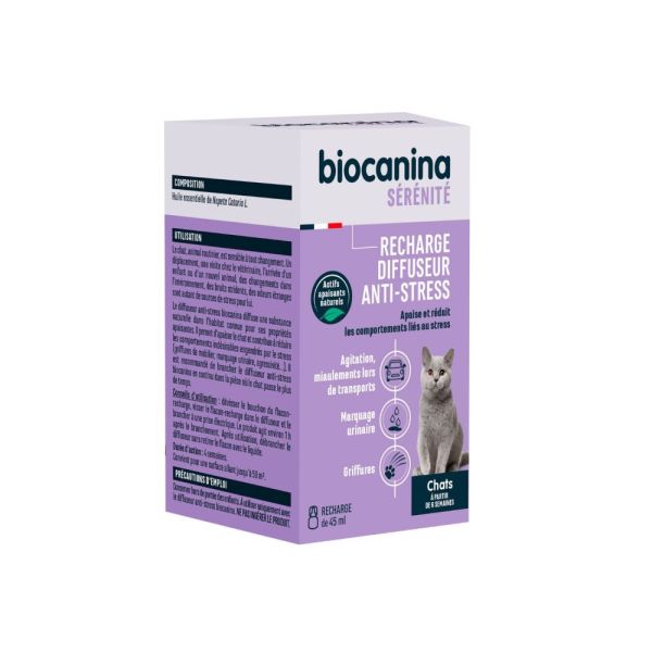 Biocanina - Recharge diffuseur anti-stress - 45 ml
