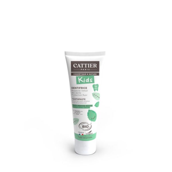 Cattier - Kids Dentifrice 7 Ans et plus Bio Menthe Douce - 50ml