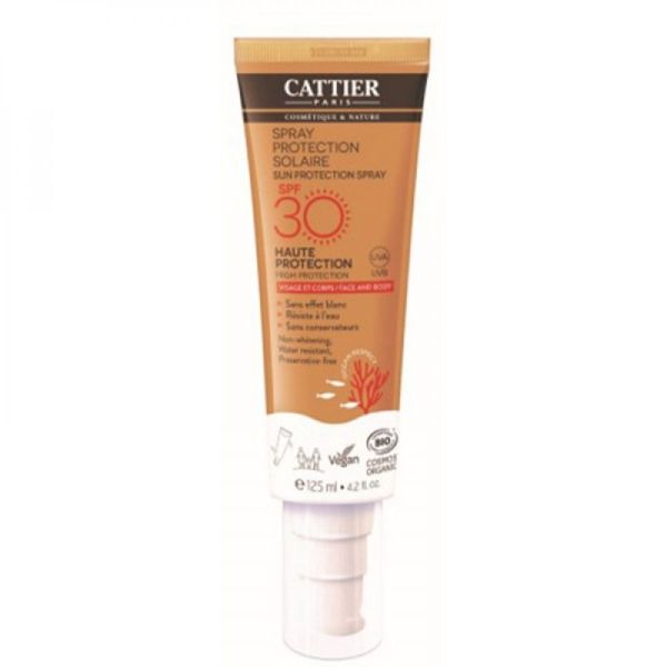 Cattier - Spray protection solaire SPF 30 - 125 ml