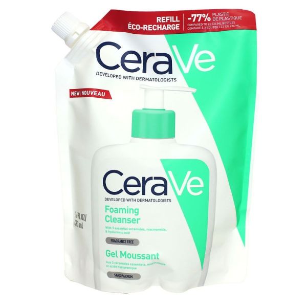 CeraVe - Gel Moussant Éco-Recharge - 473 ml