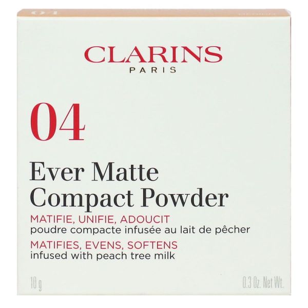 Clarins - Poudre compacte infusée au lait de pêcher - 10g