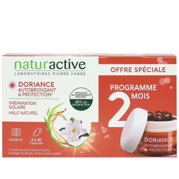 Doriance -  Autobronzant et protection - 2x30 capsules