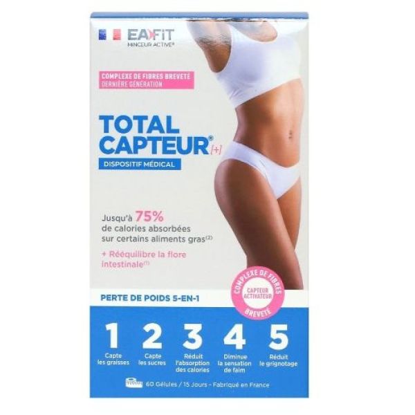 EAFIT - Total capteur 5 en 1 perte de poids - 60 gélules