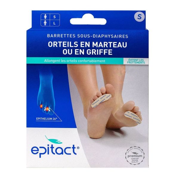 Epitact - Barrettes sous-diaphysaires Orteils en marteau ou en griffe - 1 paire