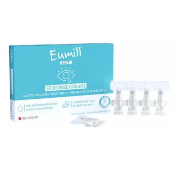 Eumill repair - Sécheresse oculaire - 10 unidoses