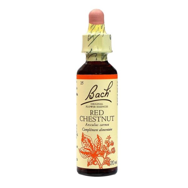 Fleurs de Bach Original - Red chestnut Marronnier rouge - 20ml