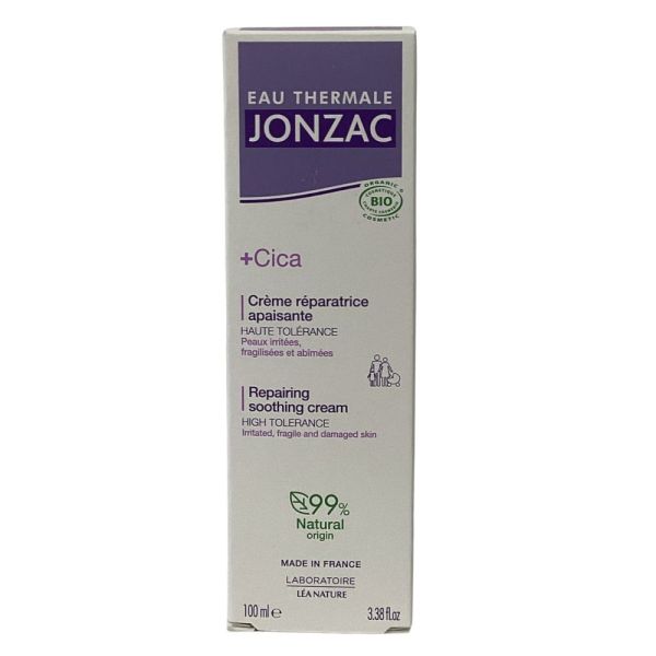 Jonzac -  +Cica Crème Réparatrice Apaisante Bio - 100 ml