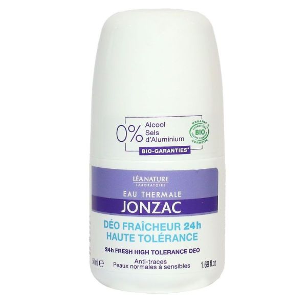 Jonzac - Déodorant 24h Hypoallergénique Bio - 50ml